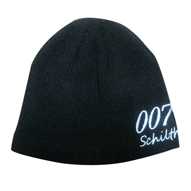 acrylic knitted hat jamesbond