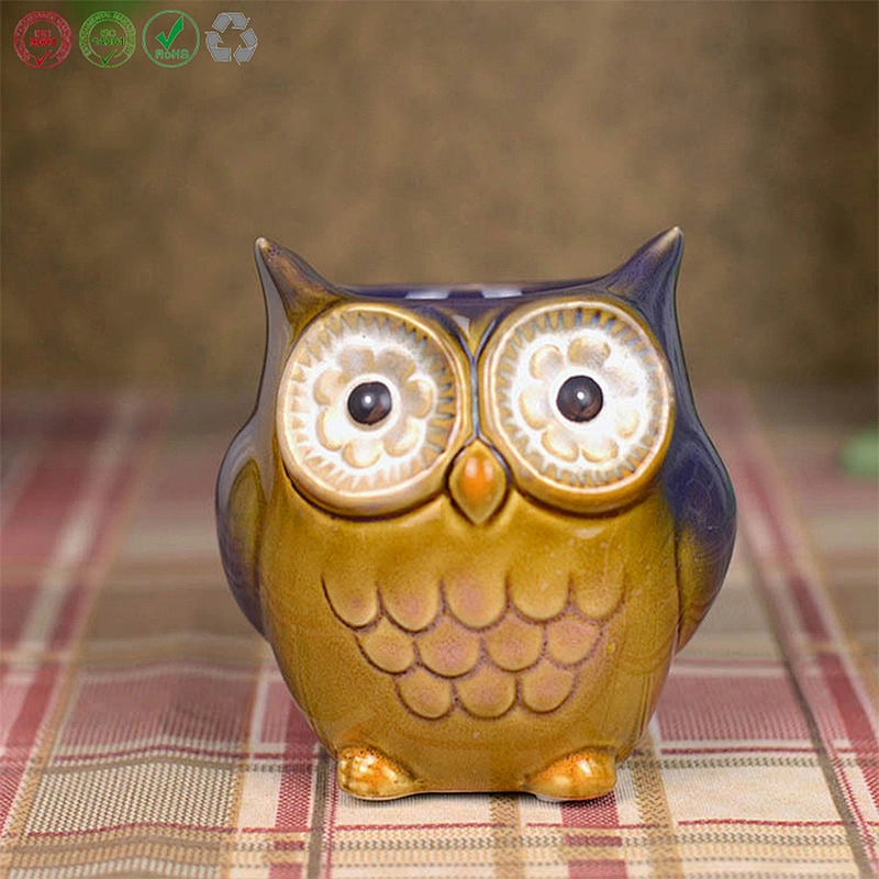 Owl Shape Flower Pots For Fleshy