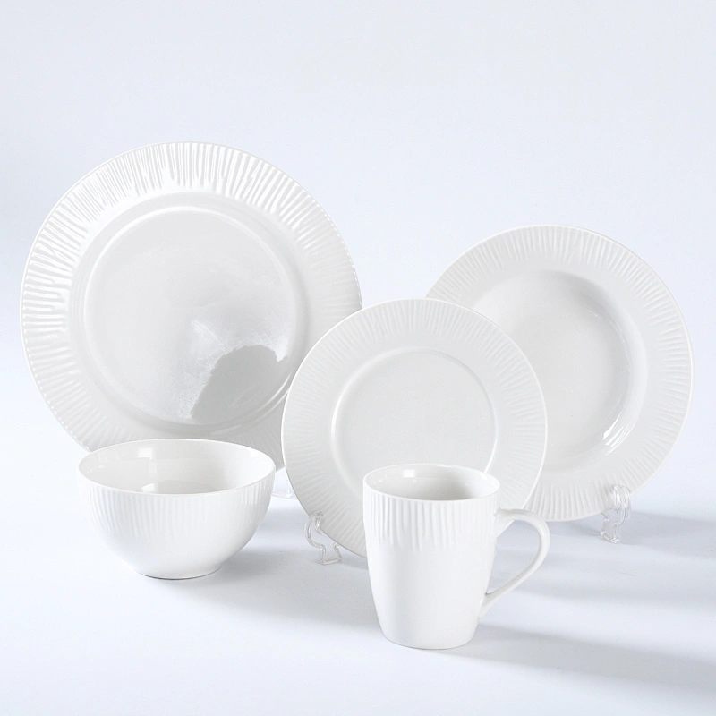 EMBOSSED DINNER SET