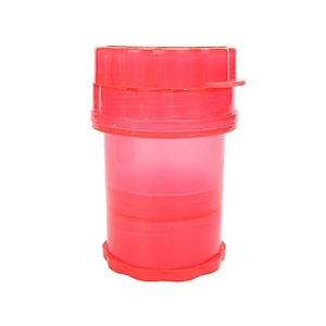Customized colorful tobacco herb grinder plastic grinder