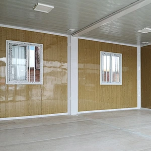 Economic Shipping Container Homes 40 Feet Flat Pack Prefab House for Building Use