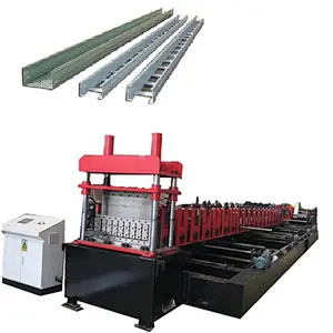 Cable tray roll forming machine