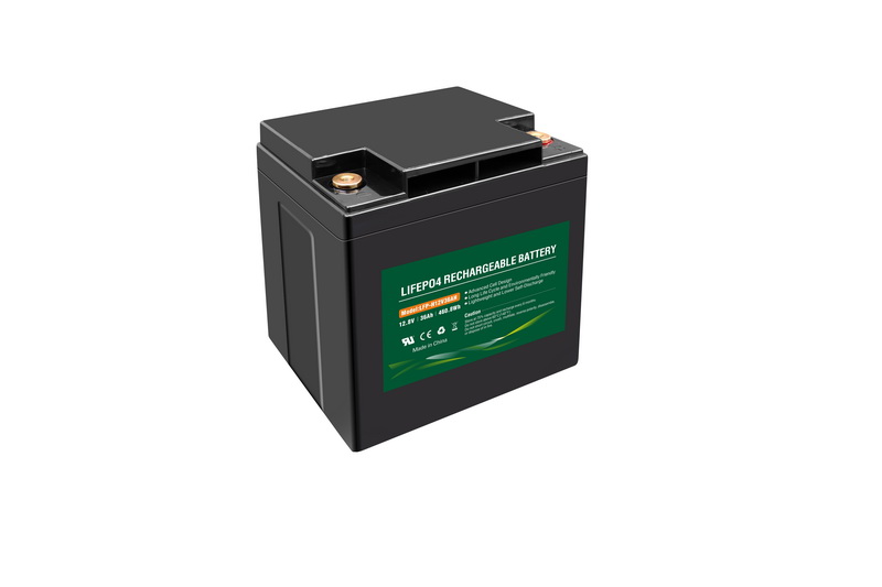 12V 36AH DEEP CYCLE LiFePO4 Battery Pack com BMS