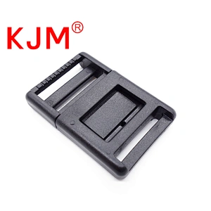 High quality adjuster buckles black custom POM plastic cam buckle for camera straps