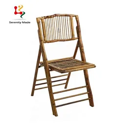 Foldable bamboo chair