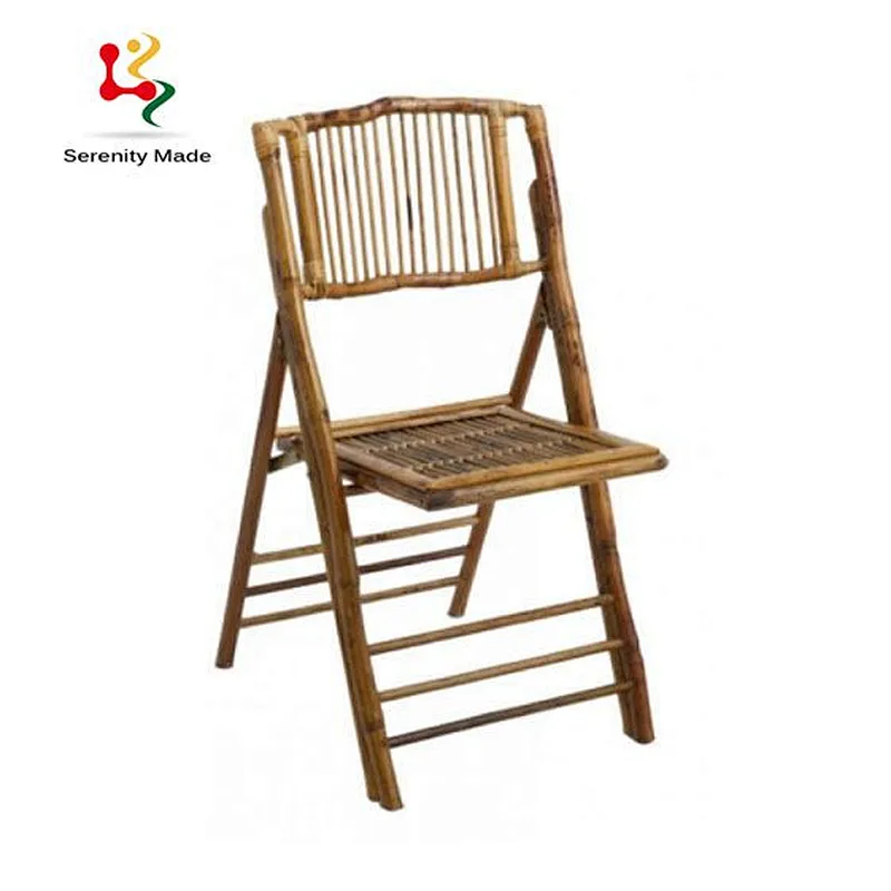 Foldable bamboo chair