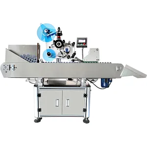 TK-T-82042 Automatic horizontal round bottle labeling machine