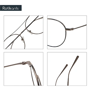 New design high quality round men spectacle frame optical frames metal frames eyeglasses