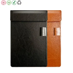 Restaurant pu leather bill board check holder
