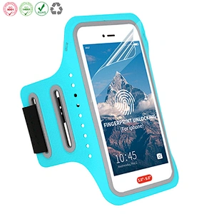 Smart touch waterproof cell phone armband case