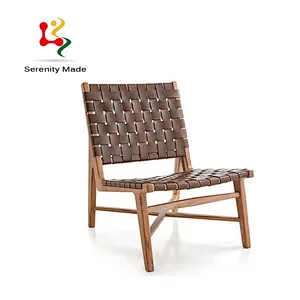 Vintage recycled leather chairs sets