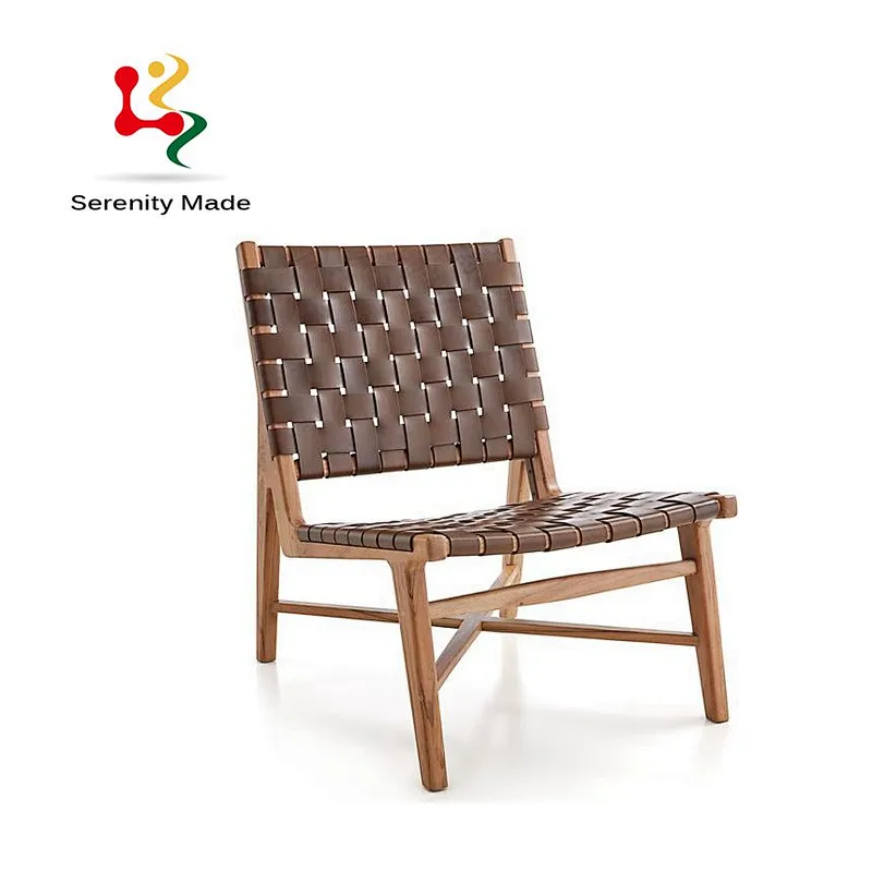 Vintage recycled leather chairs sets