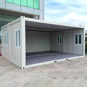Casas de cabina prefabricadas prefabricadas prefabricadas combinadas prefabricadas del envase del paquete plano pequeño en venta