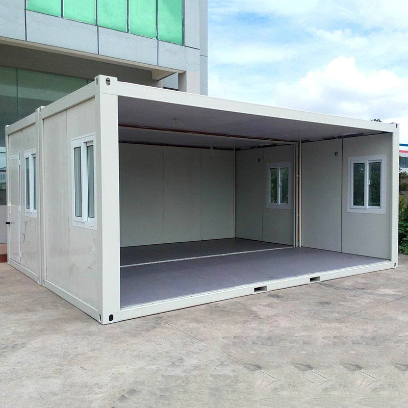 Casas de cabina prefabricadas prefabricadas prefabricadas combinadas prefabricadas del envase del paquete plano pequeño en venta