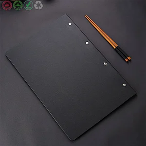 Customized Restaurant A4/A5 Leather Menu holder