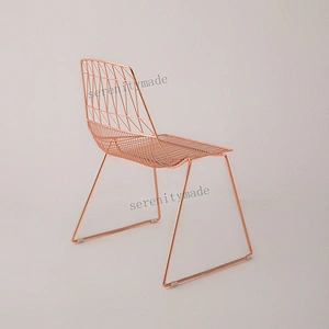 Metal wire chair