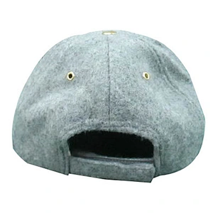 wholesale grey color snapback hat with custom logo