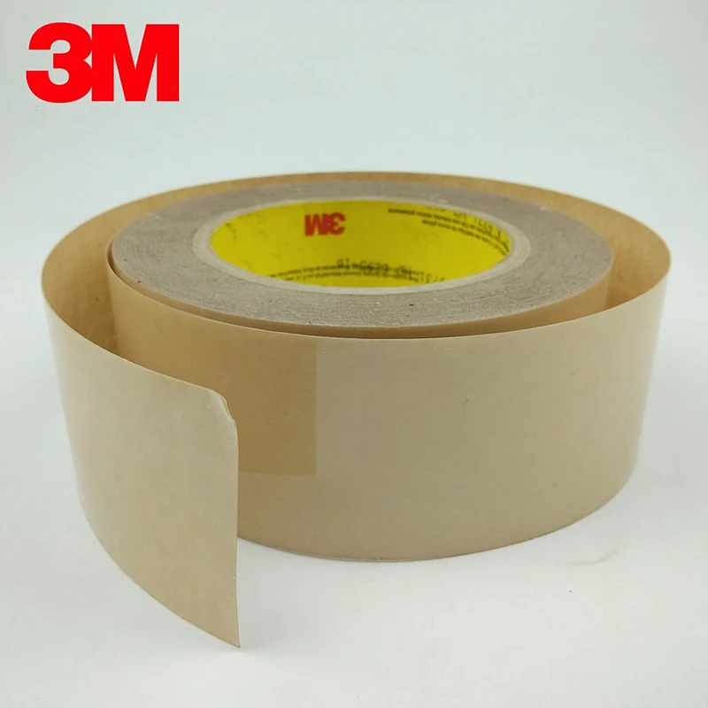 3M 9731 double sided tape silicone adhesive coated on one side, acrylic adhesive coated on the other side