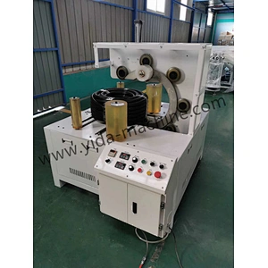 Corrugated pipe coil auto wrapping machine