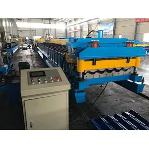Slant Arc Glazed Tile Machine Roofing Sheet Forming Machine