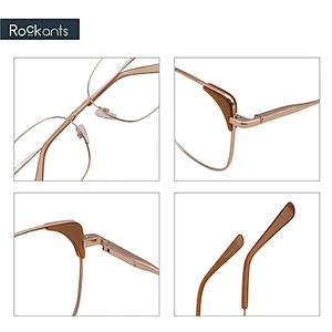 High quality stylish cat eye comfortable woman metal optical frame lady eyeglasses
