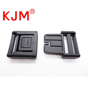 High quality adjuster buckles black custom POM plastic cam buckle for camera straps