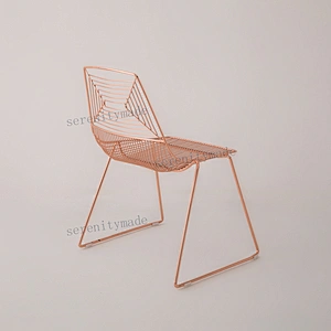 Metal wire chair