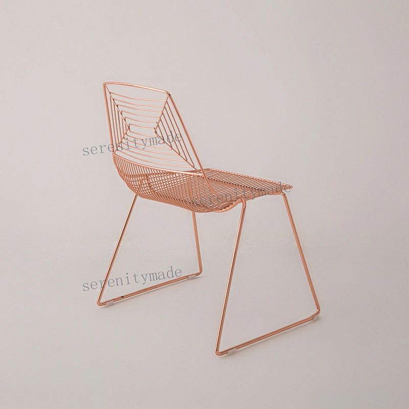Metal wire chair