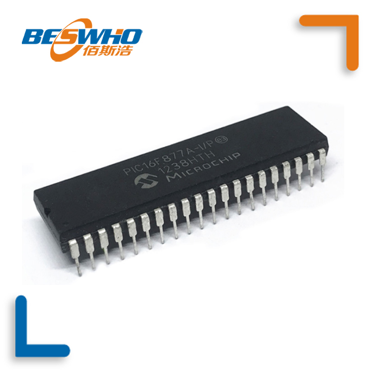 Microcontroller IC 8-Bit 20MHz 14KB FLASH 40-PDIP PIC16F877A-I/P