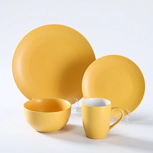 COLOR GLAZE DINNER SET