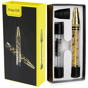 Glass cleaning kit extra large gift twisted glass blunt smoking accessories