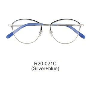 China wholesale brand design cat eye metal optical frame eyeglasses frames styles