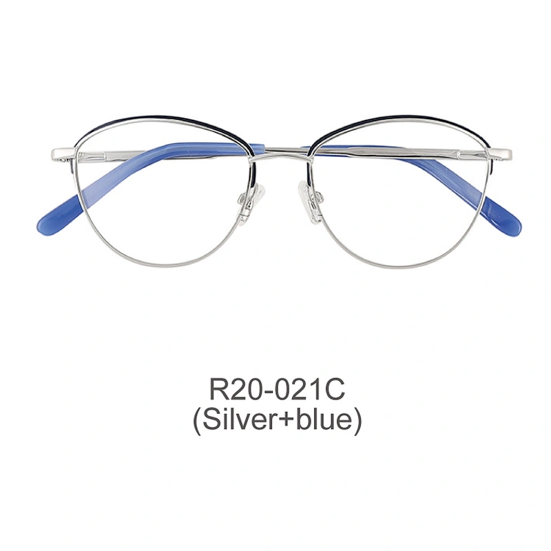 China wholesale brand design cat eye metal optical frame eyeglasses frames styles