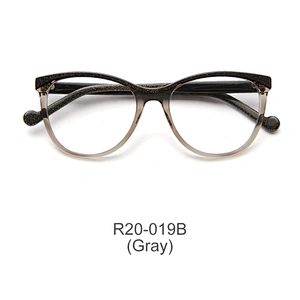 New Design Optical Trendy Cat Eyeglasses Frame Spectacle-frame Glasses frame acetate for woman