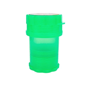 Customized colorful tobacco herb grinder plastic grinder