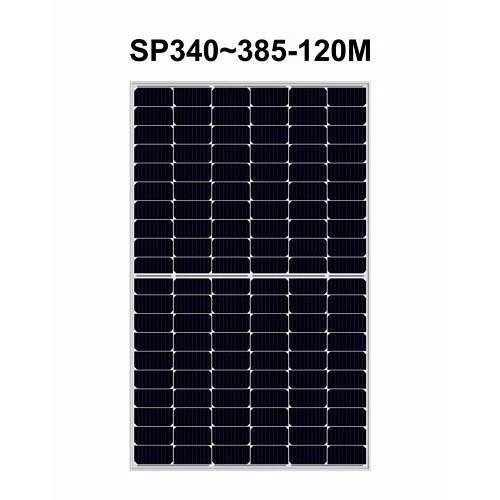 panneaux solaires à moitié coupés