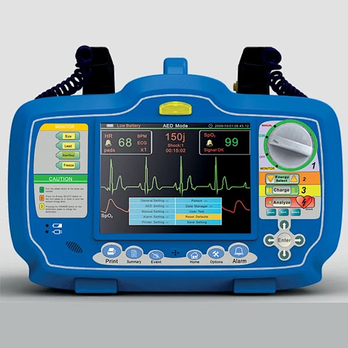 Biphasic Automatic AED Defibrillator Monitor