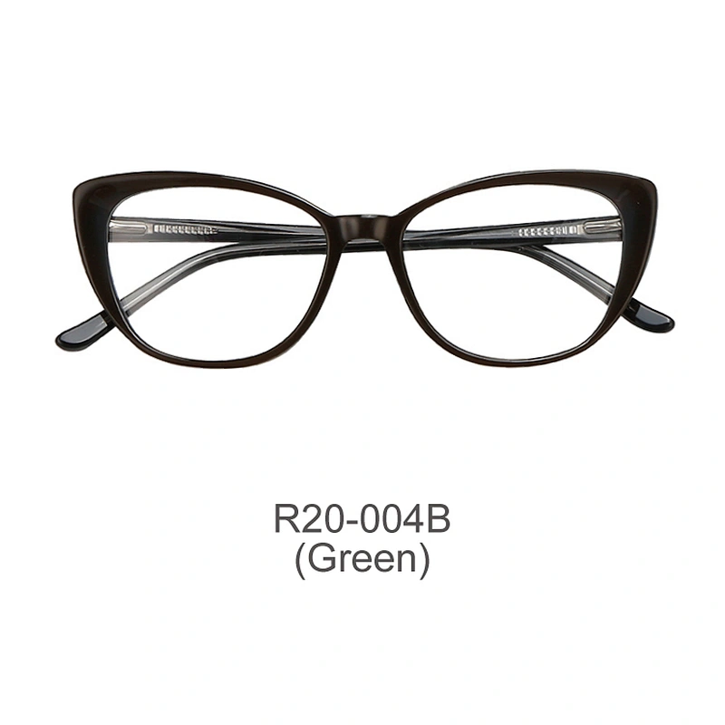 cat eye woman acetate frames fashionable design eyeglasses optical frame