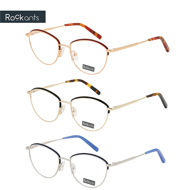 China wholesale brand design cat eye metal optical frame eyeglasses frames styles