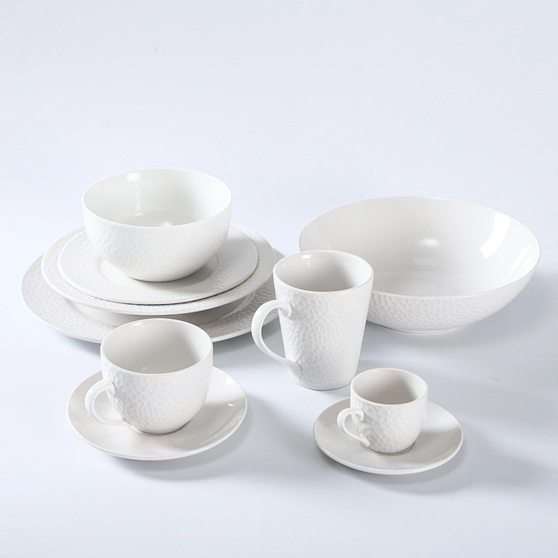EMBOSSED DINNER SET