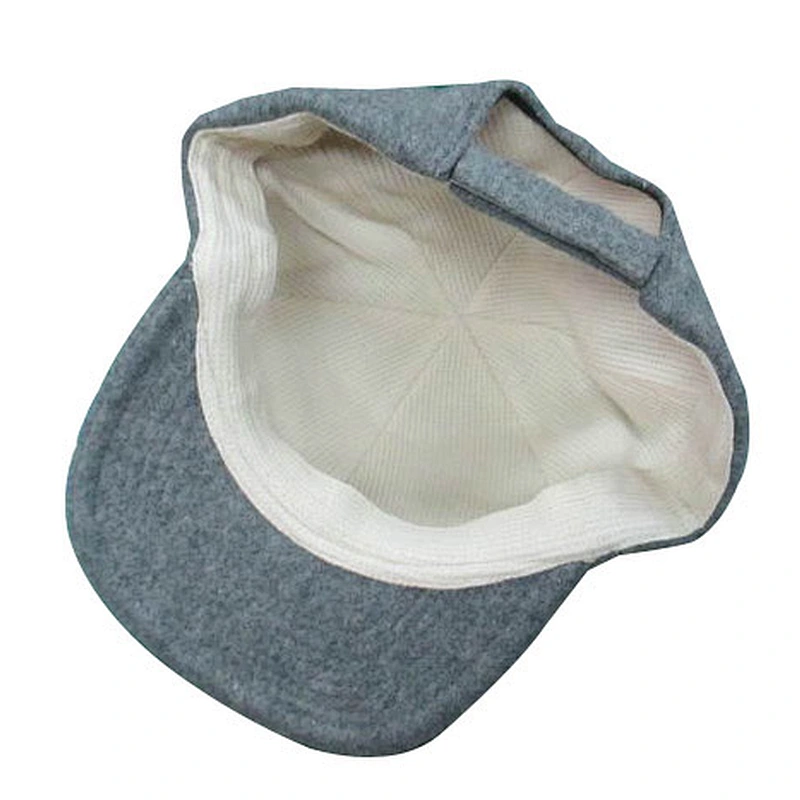 wholesale grey color snapback hat with custom logo