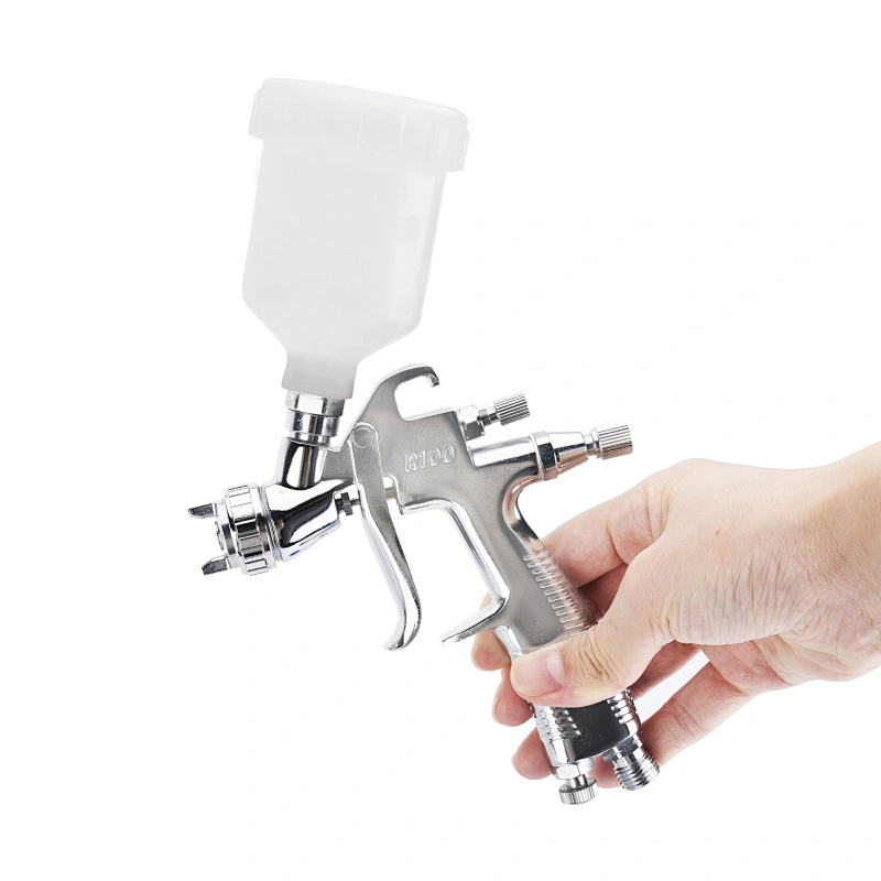 RONGPENG R100 High Technical Air Paint Spray Gun Touch Up Spray gun For Water-based Paint Auto Car Refinish