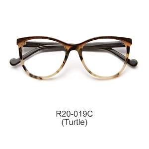 New Design Optical Trendy Cat Eyeglasses Frame Spectacle-frame Glasses frame acetate for woman