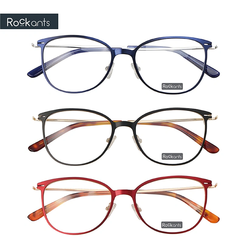Fashion custom ladies metal cat eye optical glasses eyeglasses frames custom eyeglass