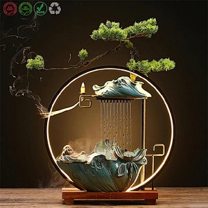 Crafts Fountain Lucky Waterscape Decoration