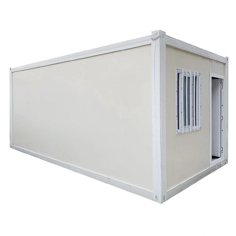Casa contenedor de paquete plano de panel sándwich para apartamento individual