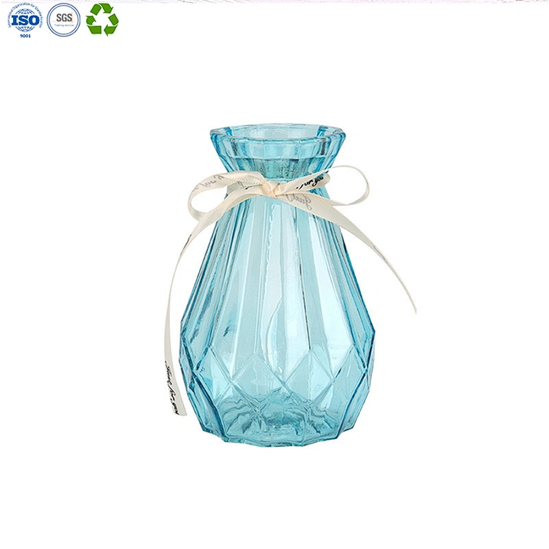 Glass vase for home decoration