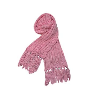 acrylic knitted scarf