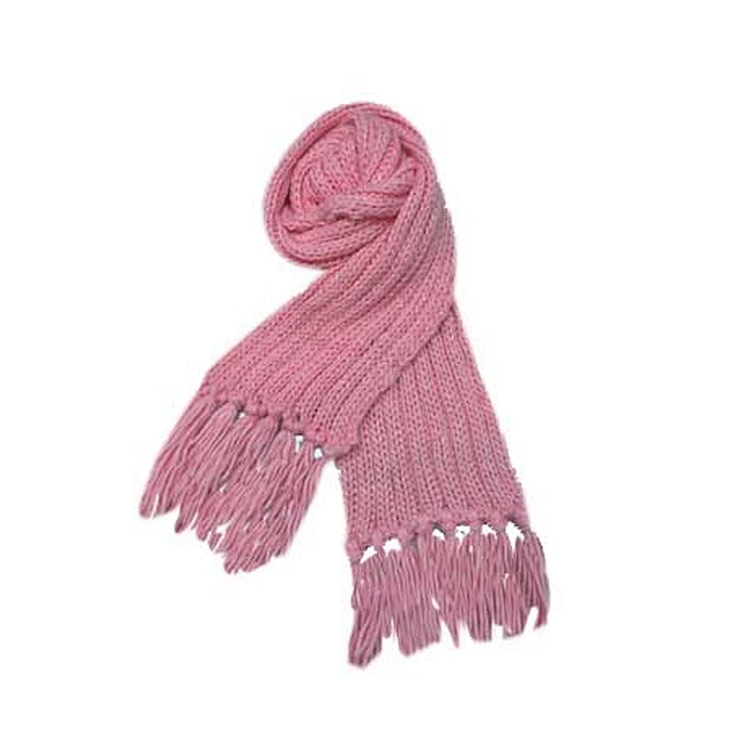 acrylic knitted scarf