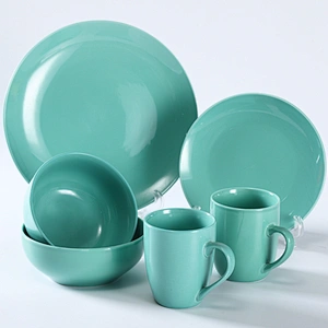COLOR GLAZE DINNER SET